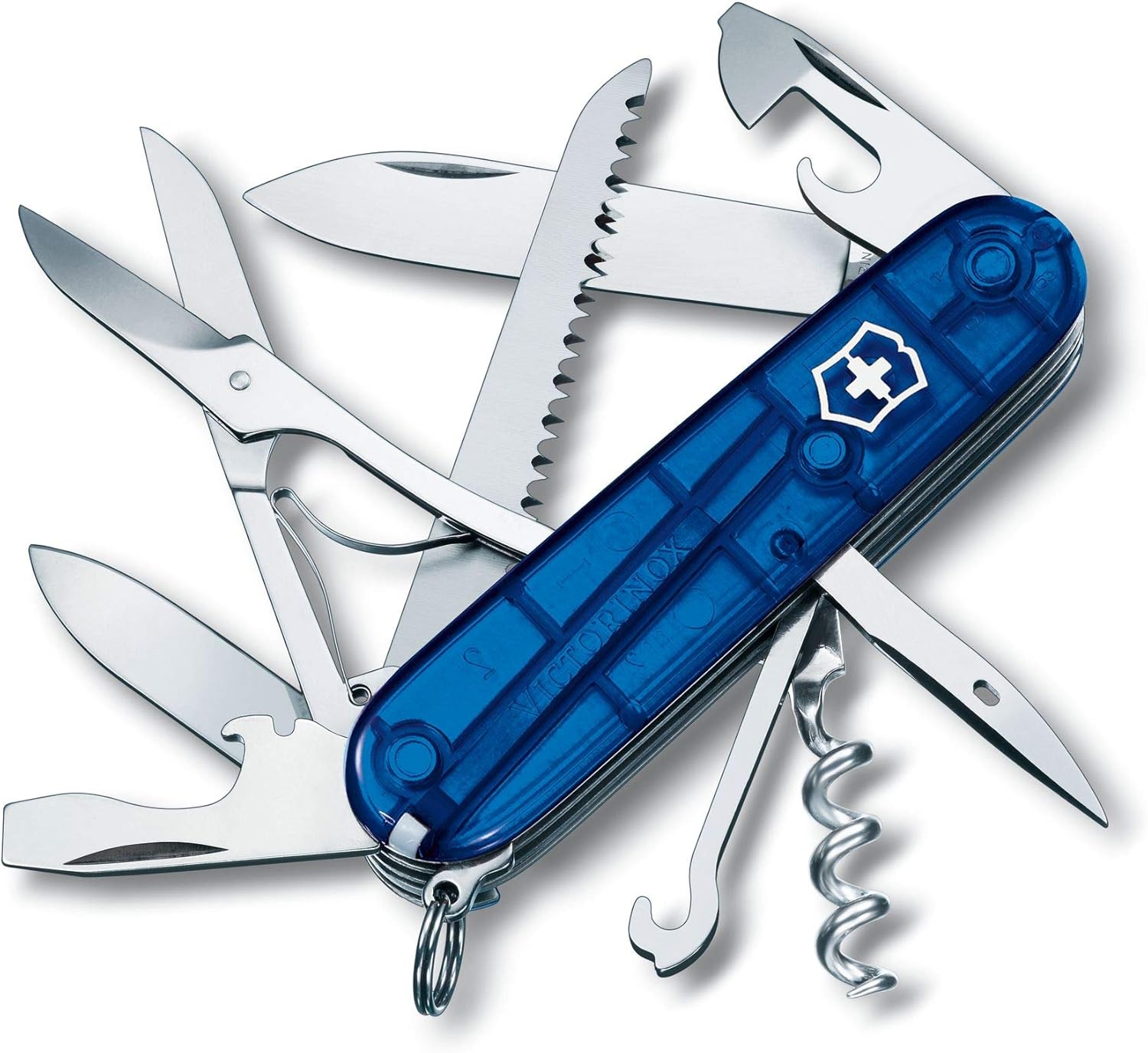 VICTORINOX HUNTSMAN SWISS ARMY PENKNIFE (JELLY BLUE) Amazon.ca Tools