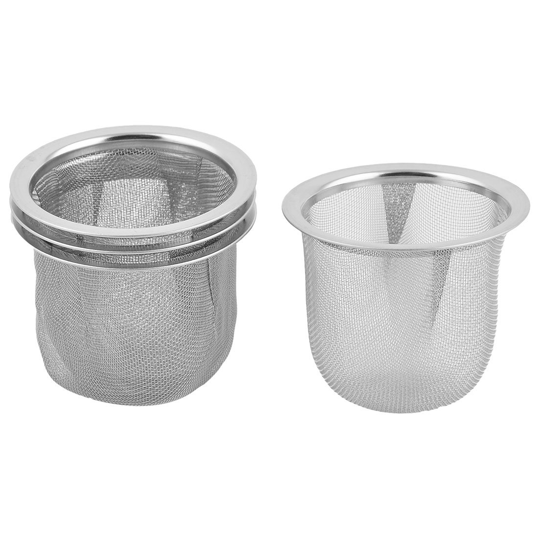 Sourcingmap Metal Kitchen Round Tea Leaf Waste Drain Sink Mesh Strainer Infuser 60mm Dia 4pcs