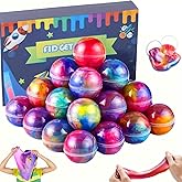 36Pcs Galaxy Slime Balls Kit, Kids Slime Party Favors - Stretchy, Non-Sticky, Mess-Free, Stress Relief for Girls Boys - Christmas Easter Birthday Goodie Bag Stuffer Classroom Prizes