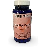 Good State Zeolite Detox - Clinoptilolite 600 mg per Veggie Capsule - 60 Capsules - USA Supply