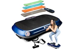 LifePro Waver Vibration Plate Exercise Machine -Vibration Plate Machine with Remote & 9 Vibration Programs -Whole Body Vibrat