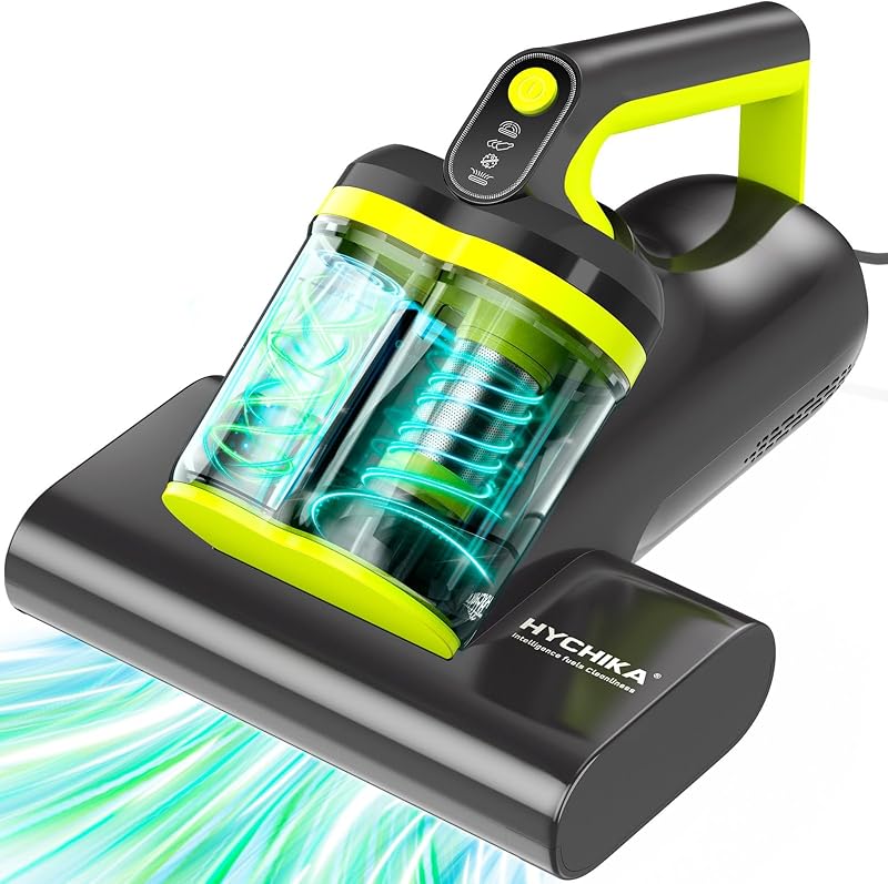 HYCHIKA Milbensauger für Matratzen, 16 kPa, UV-C-Licht, 60 °C Heißluft
