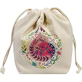 Remobia Hicol Tangle-Free Yarn Storage Bag Travel Crochet Bag for Short Knitting Needle, Hooks & Accessories, Cute Cat Pattern Craft Organizer (Gift for Knitters)