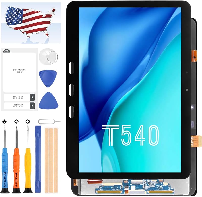 LADYSON LCD Display Touch Screen Digitizer Assembly for Samsung Galaxy Tab