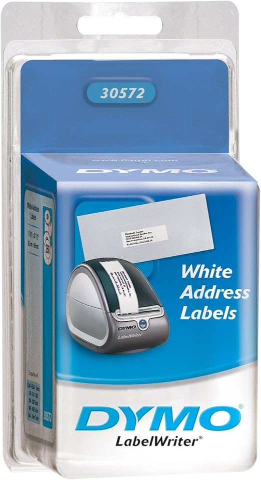 Dymo LABEL, DYMO 11/8"X31/2", WHITE Office Products