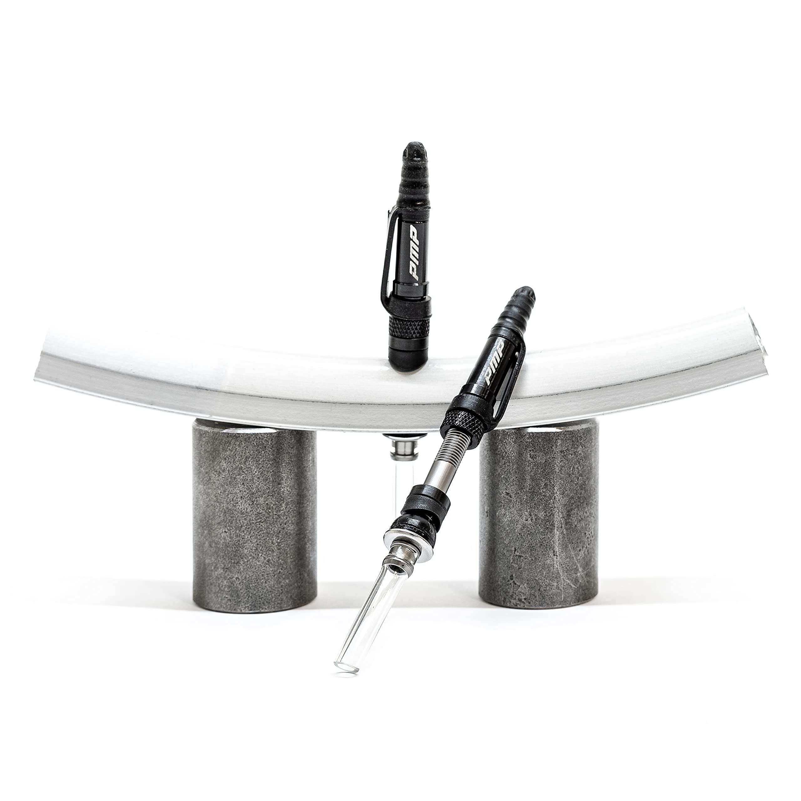 PMP Tubeless Valves PLUS: Increased Through Volume +280%, Improved Sealing, Anti Clogging, Presta Compatible, Sealant Liquid Level Management.