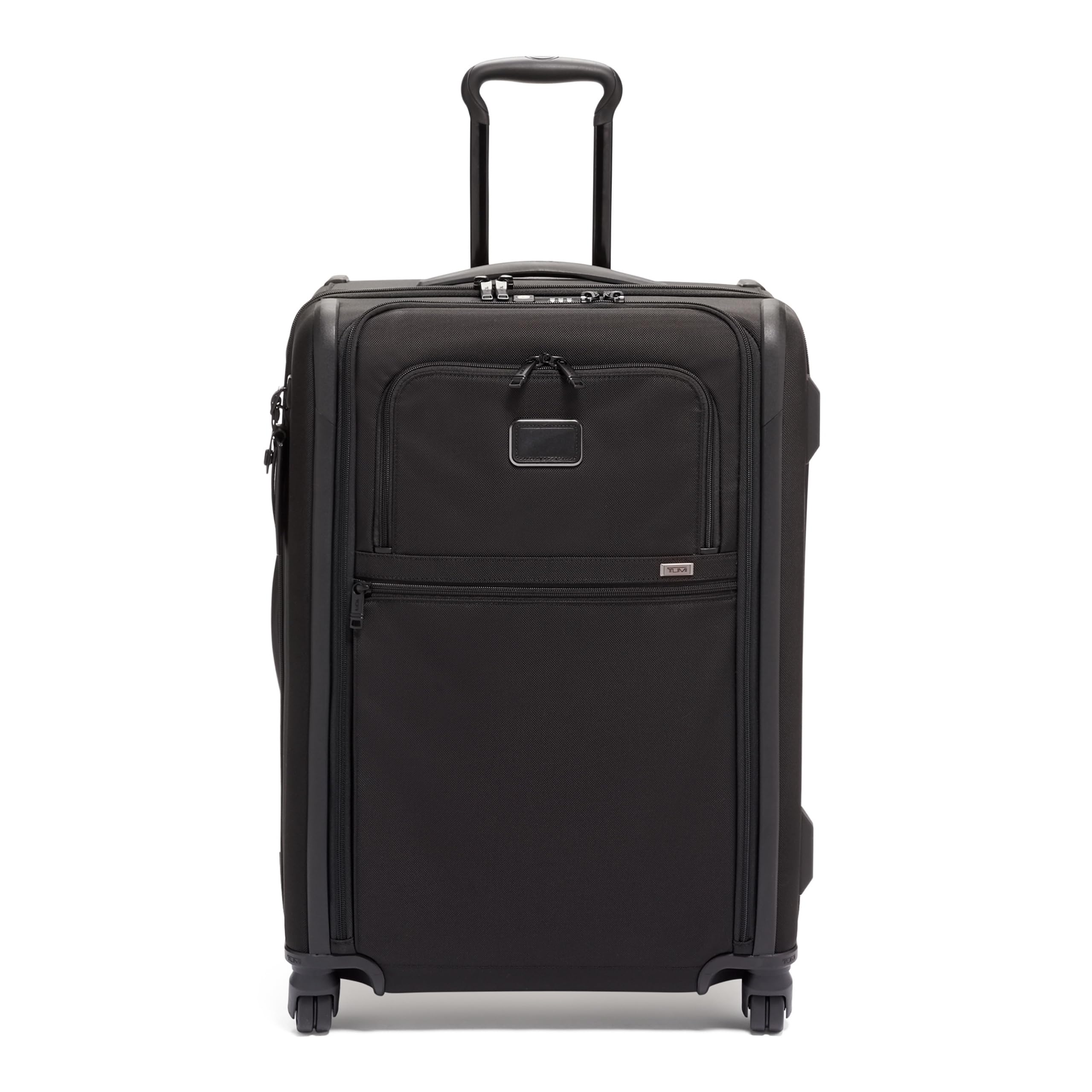 TUMI Short Trip Expandable 4-Wheeled Packing Case - Carry-On Suitcase with Combination Lock & Removable Garment Sleeve - Black