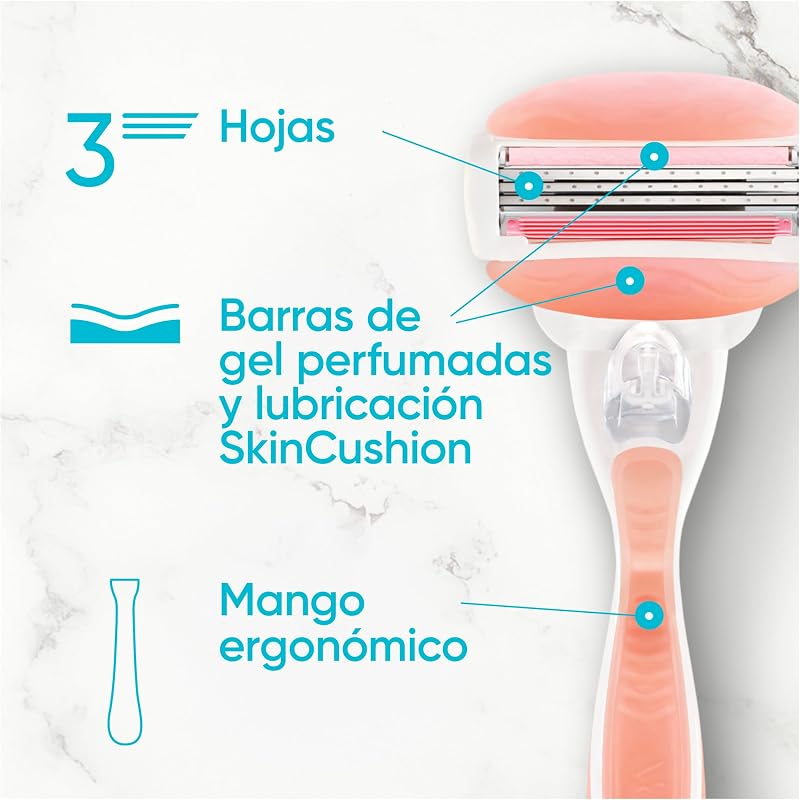 Comfortglide Spa Breeze Cuchillas de Afeitar Mujer, Pack 10