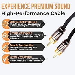 Elite Audio Pro Series 20ft. 2-Channel Car Audio
