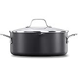 Calphalon 1932450 Classic Nonstick Dutch Oven with Cover, 5 quart, Grey
