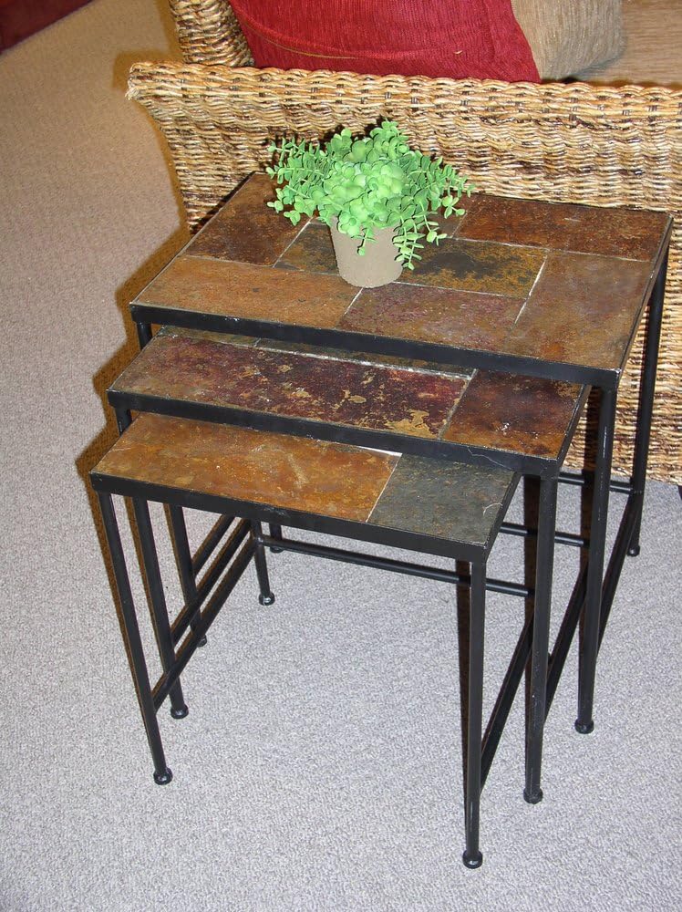 Best slate end table with drawer