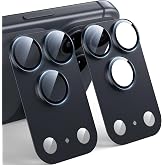 TAURI 2 Pack for iPhone 18 Pro Camera Lens Protector, Black | Full Coverage Military-Grade Shatterproof, Upgrade AR Anti-Reflection Ultra Clear Transmission &amp; Case Friendly