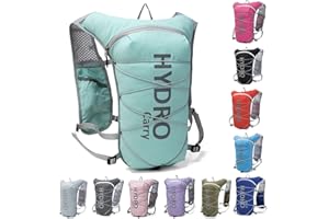 MUBASEL GEAR Lightweight Running Vest for Women and Men Hydration Backpack Pack with 1.5L Water Bladder Bag for Hiking Trail Running Gear Cycling Marathon