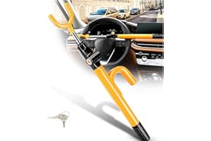 Steering Wheel Lock Anti-Theft, Car Device Wheel Locks Heavy Duty, Vehicle Security Steering Wheel Lock for Truck Car Vehicle