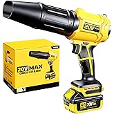 Cordless Leaf Blower for DEWALT 20V Max Battery, 720-CFM 180-MPH Handheld Electric Dust Blower with Light, Battery Powered Le