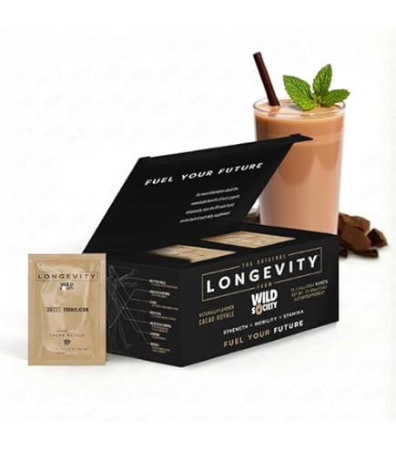 Amazon.com: WILD SOCIETY Longevity Shake - Anti Aging Supplement