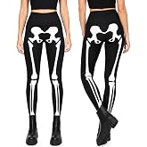 Tipsy Elves Skeleton Halloween Costume Leggings - Skeleton Tights for Women