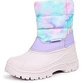 CIOR Kids Snow Boots Girls Boys Outdoor Boots Waterproof for Toddler Warm Boots with Fur Lined (Toddler/Little Kids)