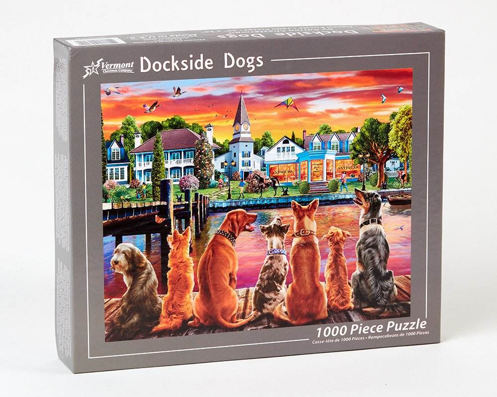 Dockside Dogs Jigsaw Puzzle 1000 Piece