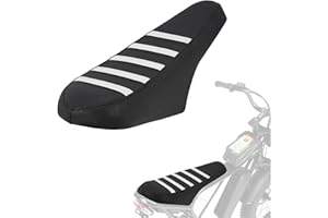 IUVWISN Non-Slip Seat Cover Compatible Fit for Ridstar Q20/Q20 Pro Lite EBike E-Bike, Electric Bike Soft Seat Cover White