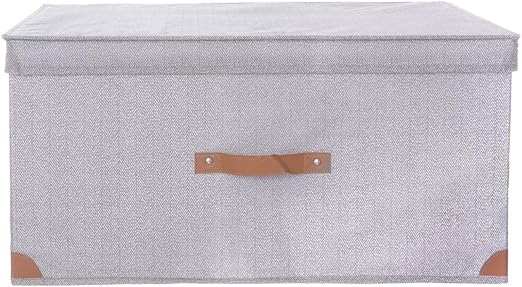 Audrey - Caja de almacenaje de polipropileno, 60 x 50 x 30 cm: Amazon.es: Hogar