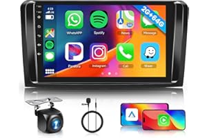 [2G+64G] Android Car Stereo for Mercedes Benz ML GL ML350 GL320 X164 2005-2011, Wireless Carplay Android Auto Mirror Link, 9 