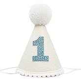 HGFC 1 st Birthday Decorations - 1st/First Birthday Hat For Boy,Bohemian Style 1st Crown,Cake Smash Photo Prop Hat