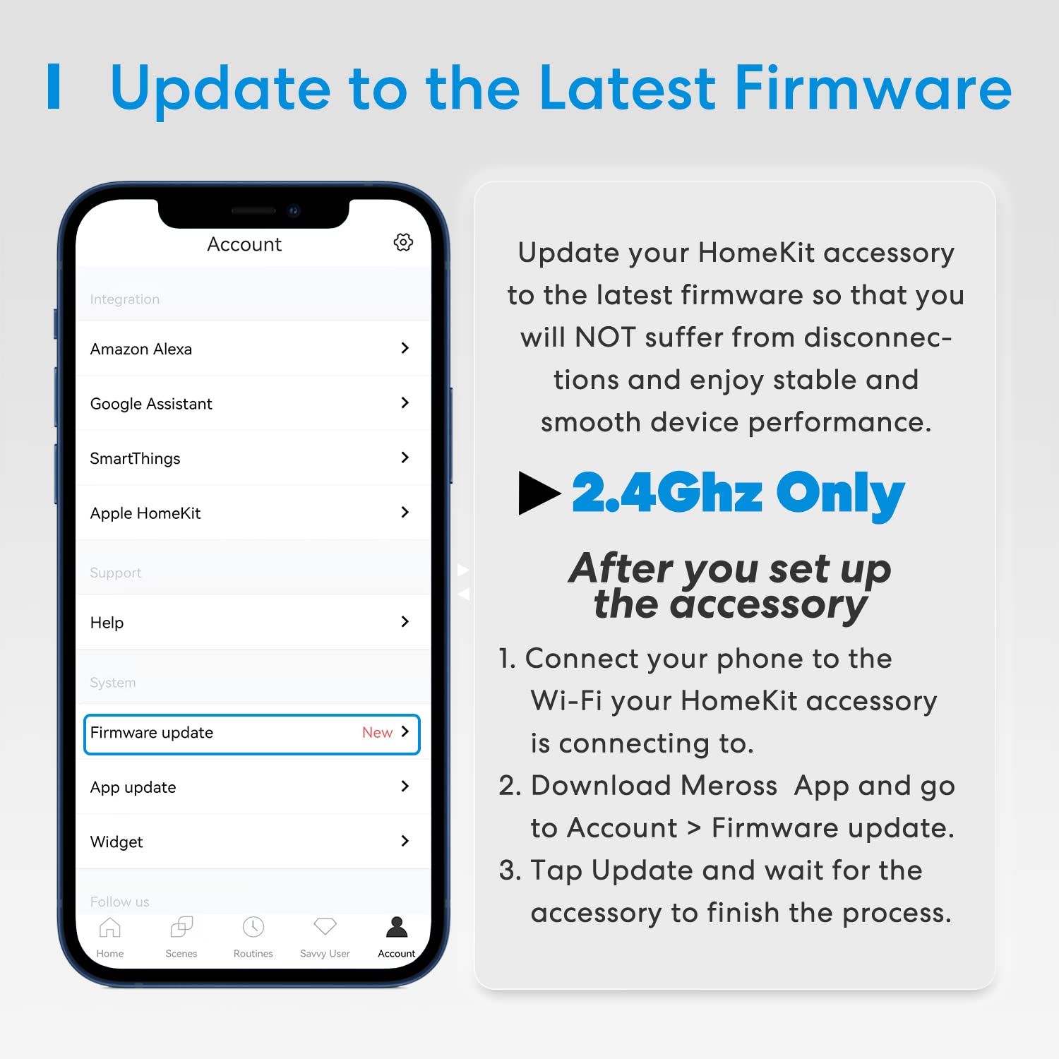 Outdoor Smart Plug, meross Outdoor Wi-Fi Outlet with 3 Independent Sockets Compatible with Apple Homekit, Alexa and SmartThings, Voice & Remote Control, Timer, 2.4 GHz only,Black - View 2