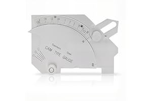 WeldingStop Bridge Cam Gauge Welding Fillet Throat Gage Welding Gauge MG-8 for Inspection of Welded Surface Weld Joints Bevel Angle Inch/mm Stainless Steel Weld Gage