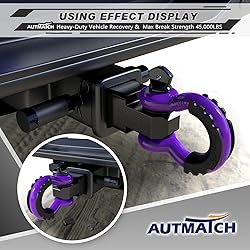 AUTMATCH Shackle Hitch Receiver 2 Inch - 3/4" D