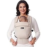 Momcozy Baby Carrier Newborn to Toddler - Ergonomic, Cozy and Lightweight Infant Carrier for 7-44lbs, Effortless to Put On, I