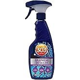 303 Products Graphene Detailer Spray, Enhances Gloss & Protection on Existing Coating, Sealants & Waxes, UV Protectant, Drying Aid, Add Ceramic Graphene Protection, Waterless Car Detailing Spray, 16oz