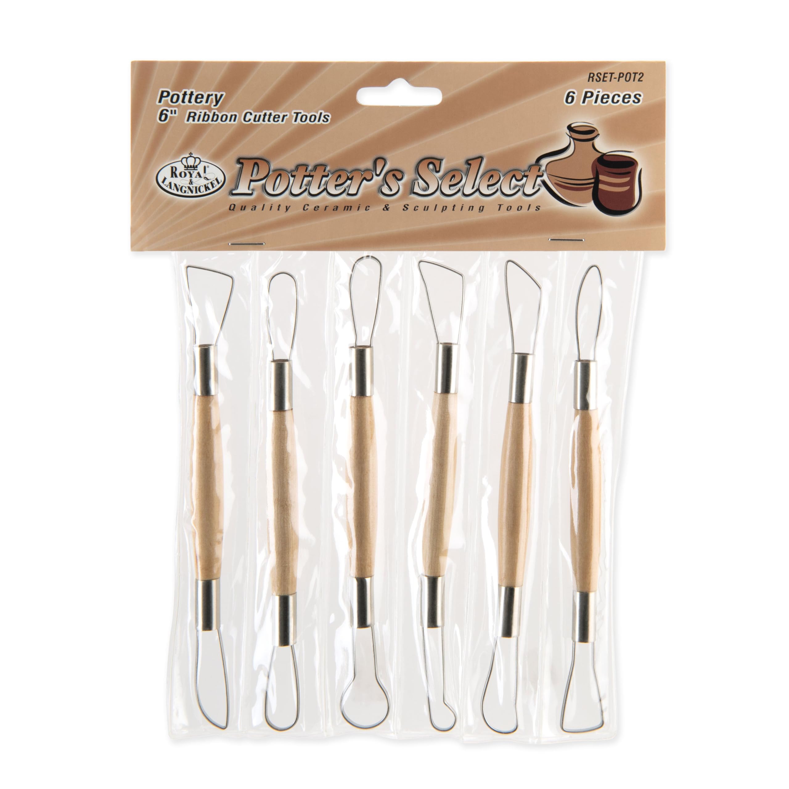 Royal & Langnickel RSET-POT2 6 inch Large Ribbon Cutter (6 Piece)