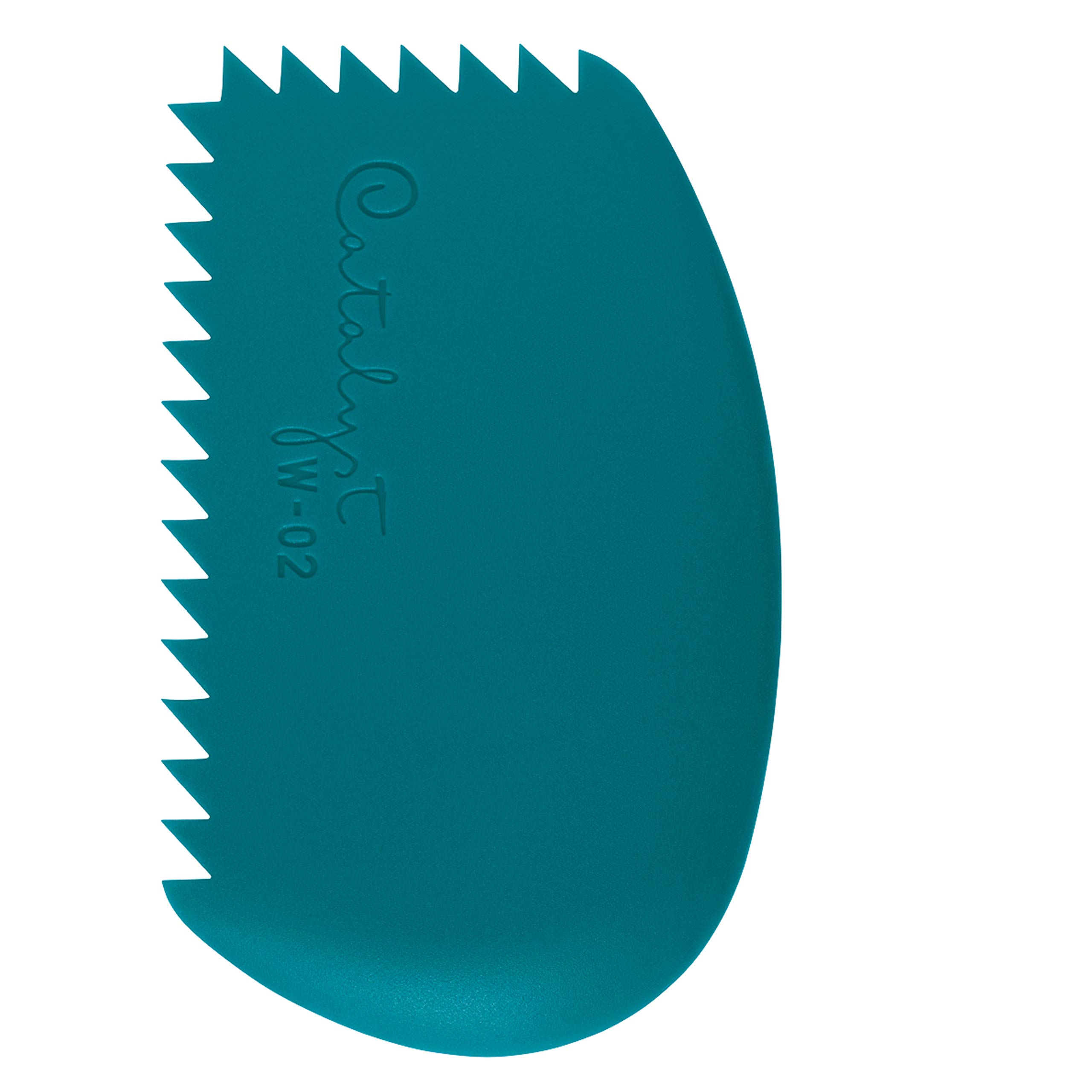 Princeton Catalyst Tool, Synthetic Blue Wedge No. 2, Texture Art, Acrylic Paint, for Professionals & Students