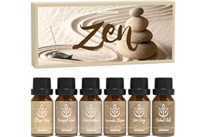 ARVIDSSON Zen Essential Oils Set, Nautal Tranquil Essential Oil for Diffusers for Home - Zen Garden, Lavender Dream, Serene S