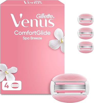 Comfortglide Breeze, Lames De Rasoir Femme, Spa Breeze, Rasage De Près En Douceur, 4 Lames De Recharges [OFFICIEL]