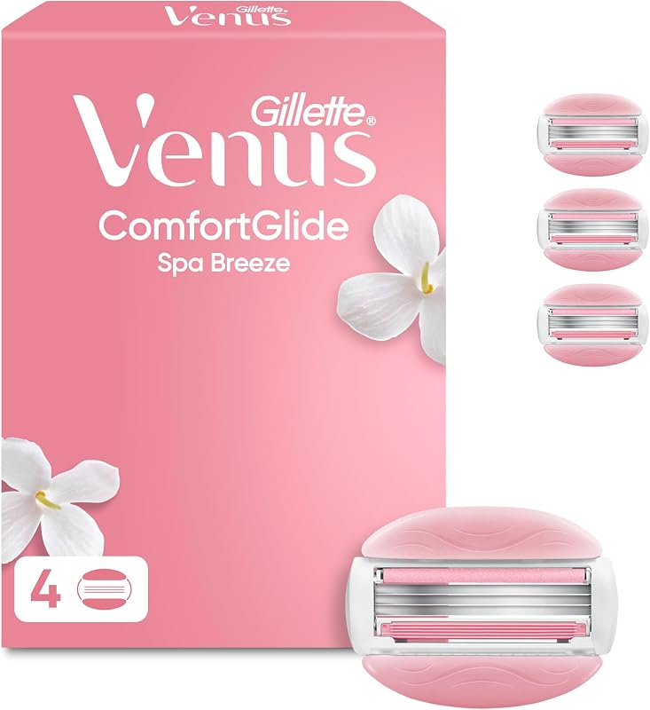 Comfortglide Breeze, Lames De Rasoir Femme, Spa Breeze, Rasage De Près En Douceur, 4 Lames De Recharges [OFFICIEL]