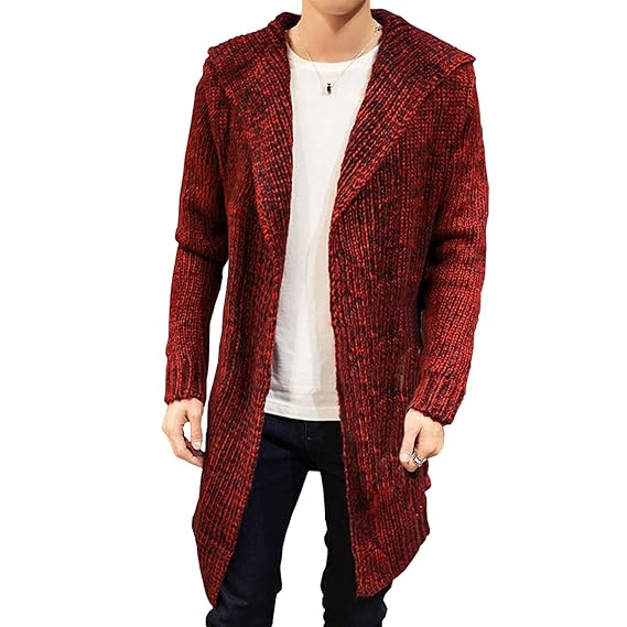 Amazon Ambly コーディガン メンズ 厚手 フード付き 大きいサイズ