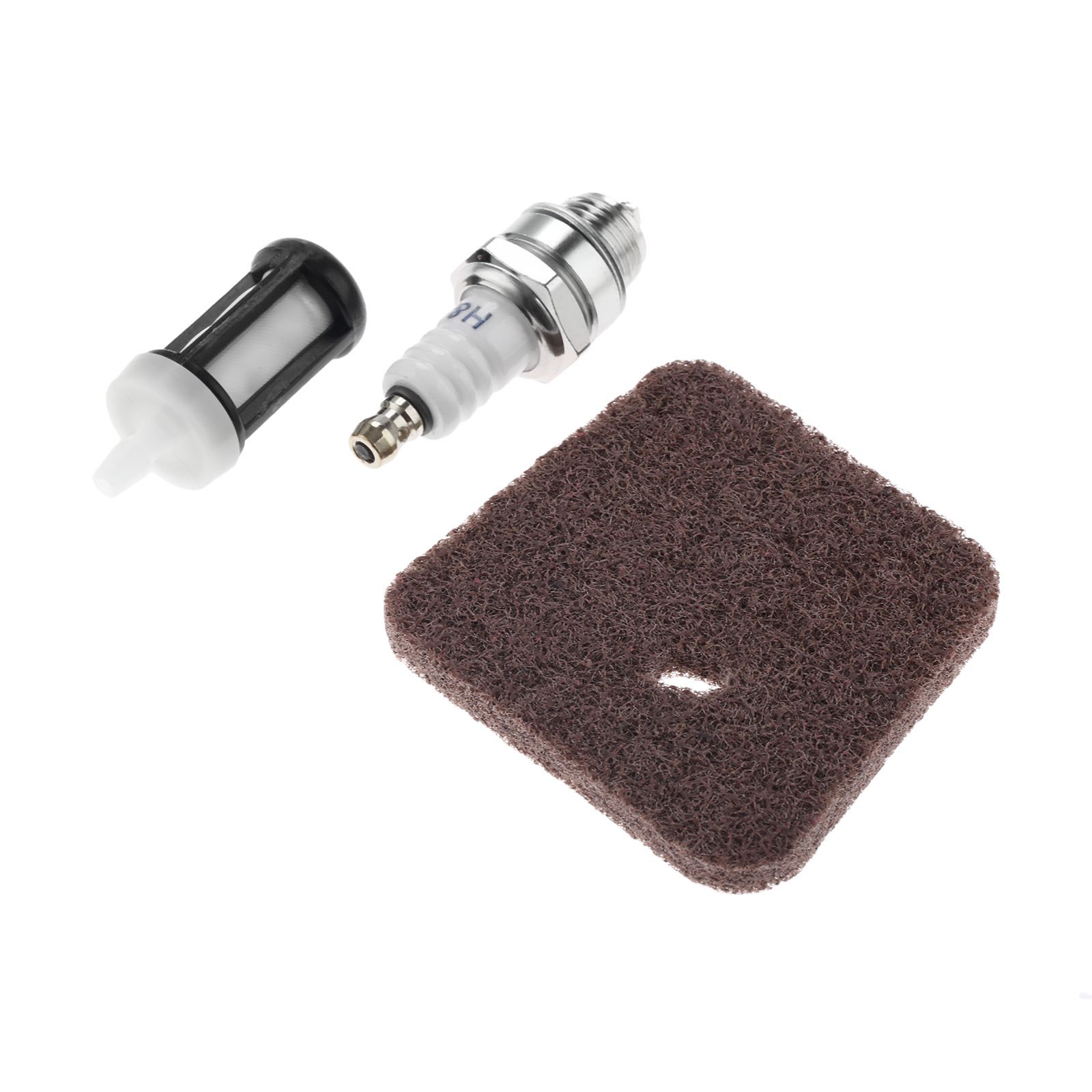 Mtsooning Trimmer Air Fuel Filter Spark Plug Kit Replacement for FS38 FS45 FS46 FS55 HS45 FC55 KM55 HL45,String Trimmer Brush Cutters Tune Up Kit 4140 124 2800