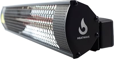 Gtech HeatWave Patio Heater 2kW Wall Mounted Weatherproof 6m Radius