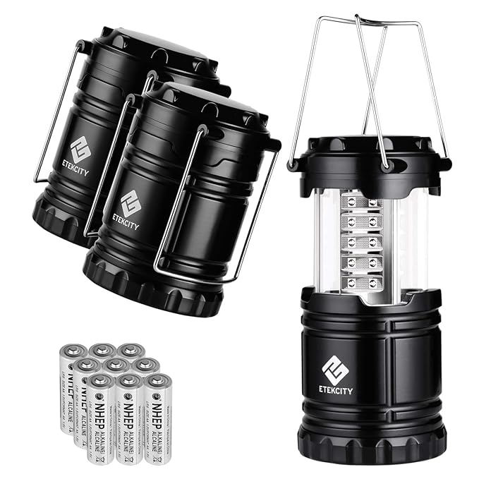 Etekcity Portable LED Camping Lantern and Flashlight with AA Batteries