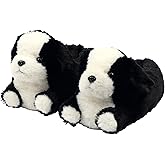 Aopuro Novelty Women Animal Slippers Cute Soft Plush House Shoes Fluffy Warm Slippers Cartoon Gifts for Birthday Christmas