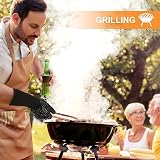 Primajor BBQ Gloves 1472℉ Heat Resistant Oven Mitts with Fingers view 3