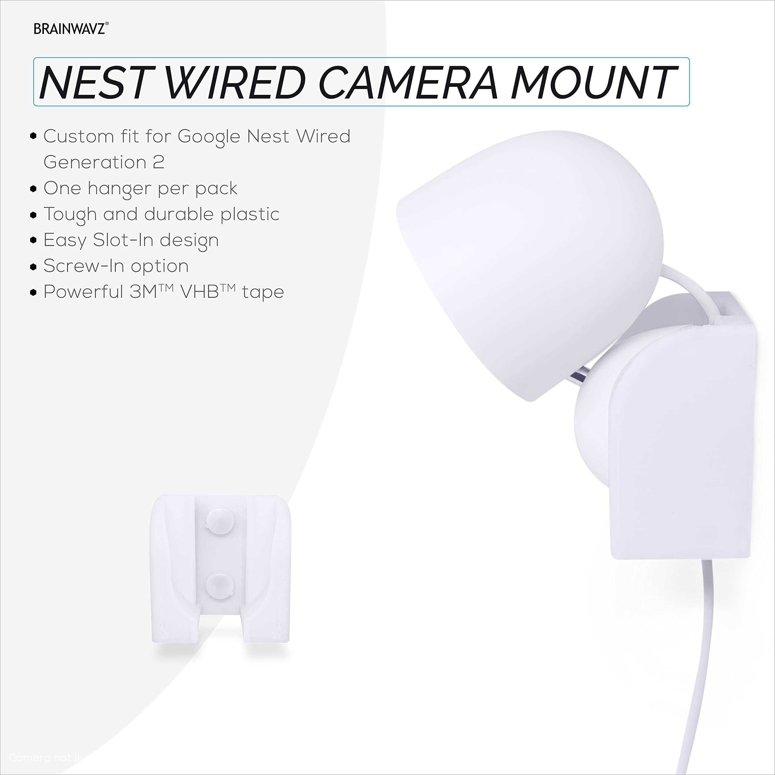 Wall Mount for Google Nest Wired 2nd Generation