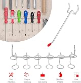 TuDou 230Pc Pegboard Hooks Bins Assortment Storage System Tools Accessories view 4