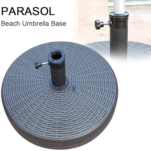 Lifesongs Water/Sand Filled Parasol Base,Heavy Duty 24L Square Sand