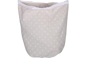 SUPVOX Laundry Basket Cover Rattan Style Washable Fabric Liner Replacement for Clothes Hamper Bedroom