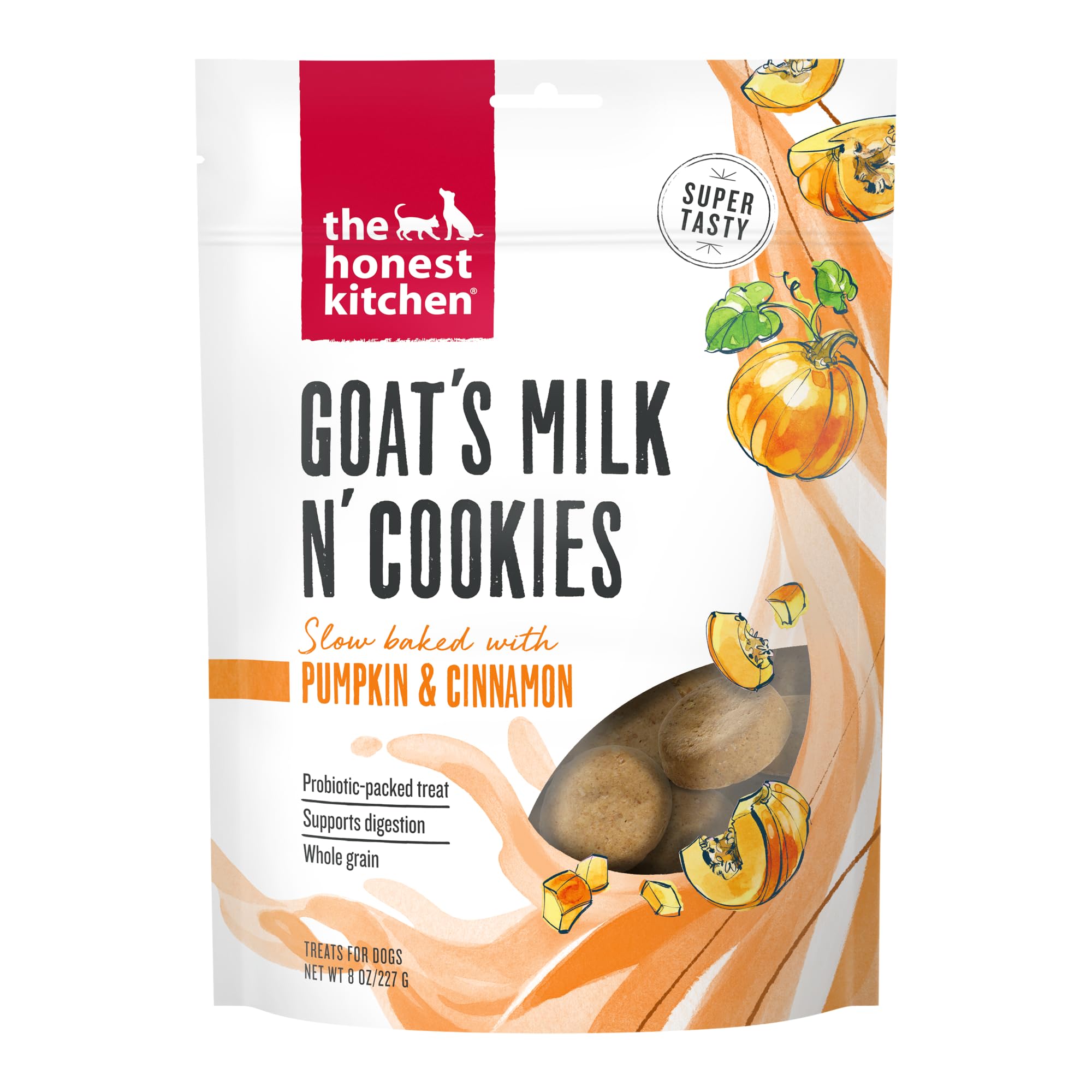 Photo 1 of 11/26 The Honest Kitchen Goat's Milk N' Cookies: Slow Baked with Pumpkin, 8 oz Bag