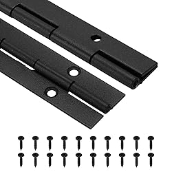 uxcell 6 Pack Piano Hinge, 12" Stainless Steel