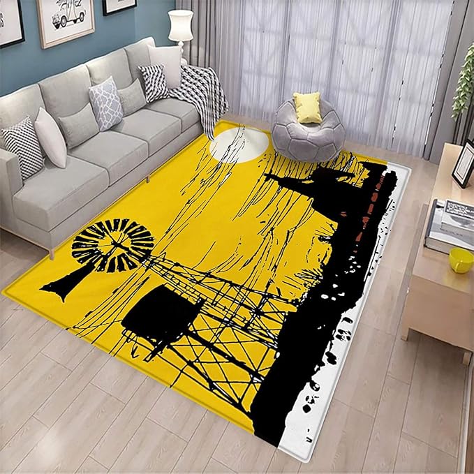 Windmill Balcony Floor mat Australian Outback